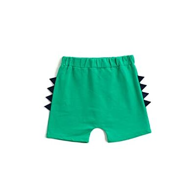 3SMB40005TK Koton Babyboy Applique Detail Shorts Back Printed Detail Elastic Waistband, Zielony (750), 18-24 Miesi?ce 3SMB40005TK Koton Babyboy Applique Detail Shorts Back Printed Detail Elastic Waistband, Zielony (750), 18-24 Miesi?ce