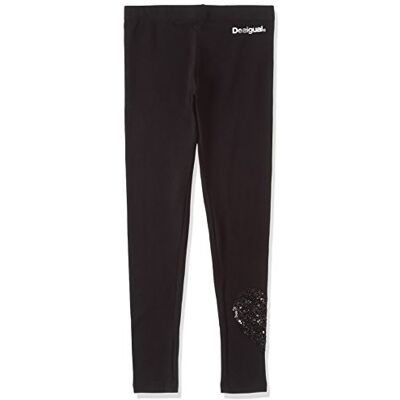 67K33J4-2000 Desigual Basic Legginsy dziewczęce, Czarny (Negro), FR: 152 cm (Taille fabricant: XL) 67K33J4-2000 Desigual Basic Legginsy dziewczęce, Czarny (Negro), FR: 152 cm (Taille fabricant: XL)