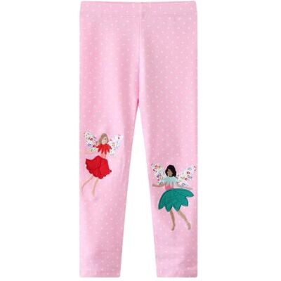 602L07 CM-Kid Legginsy Casual Kobieta, Spodnie dla dzieci, Drukowane Legginsy 2-7 Lat, Różowy-4 602L07 CM-Kid Legginsy Casual Kobieta, Spodnie dla dzieci, Drukowane Legginsy 2-7 Lat, Różowy-4