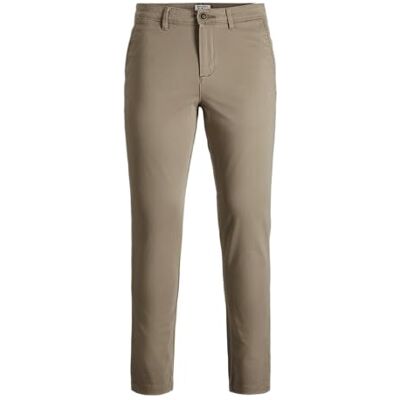 12160026 JACK & JONES Jjimarco Jjbowie Sa Beige Noos spodnie chłopięce, beżowy, 140 cm 12160026 JACK & JONES Jjimarco Jjbowie Sa Beige Noos spodnie chłopięce, beżowy, 140 cm