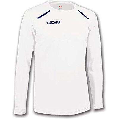 BD01 Gems Chłopcy Nord Carolina sweter z długim rękawem biały niebieski S BD01 Gems Chłopcy Nord Carolina sweter z długim rękawem biały niebieski S
