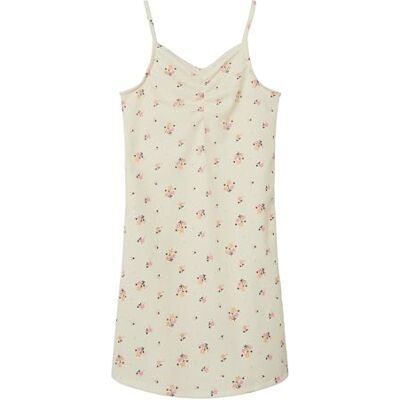 13220726 Bestseller A/S Dziewczęca NLFFAURA Strap sukienka sukienka, Turtledove/AOP:Colored Flowerss, 158, Turtledove/Aop:colored Flowers, 158 cm 13220726 Bestseller A/S Dziewczęca NLFFAURA Strap sukienka sukienka, Turtledove/AOP:Colored Flowerss, 158, Turtledove/Aop:colored Flowers, 158 cm