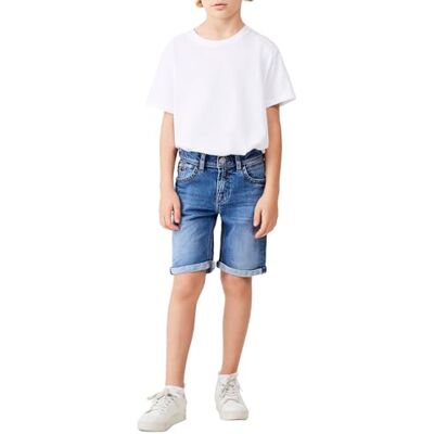 26065-15653-55102 LTB Jeans Szorty chłopięce Lance B Bermudy Slim średnia talia z zamkiem błyskawicznym w kolorze niebieskim z mieszanki bawełny rozmiar 158 cm, Venturo Undamaged Wash 55102, 158 26065-15653-55102 LTB Jeans Szorty chłopięce Lance B Bermudy Slim średnia talia z zamkiem błyskawicznym w kolorze niebieskim z mieszanki bawełny rozmiar 158 cm, Venturo Undamaged Wash 55102, 158