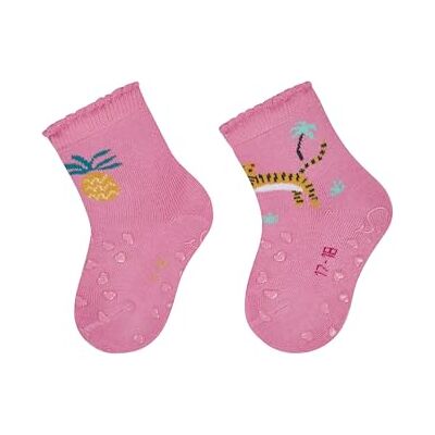 8012620 Sterntaler Krabbelsocken ABS skarpetki do raczkowania DP Ananas, perłowa róża, 18 unisex Bimbi 8012620 Sterntaler Krabbelsocken ABS skarpetki do raczkowania DP Ananas, perłowa róża, 18 unisex Bimbi