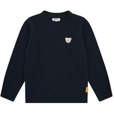 L002521144 Steiff Steiff Navy, sweter z długim rękawem, sweter dziecięcy, ciepły i wygodny, można prać w pralce, Steiff Navy, 128 L002521144 Steiff Steiff Navy, sweter z długim rękawem, sweter dziecięcy, ciepły i wygodny, można prać w pralce, Steiff Navy, 128