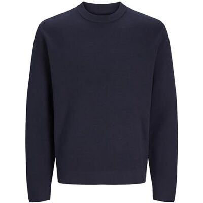 12269289_NightSky JACK & JONES Boy sweter z dzianiny Junior, Night Sky, 152 12269289_NightSky JACK & JONES Boy sweter z dzianiny Junior, Night Sky, 152