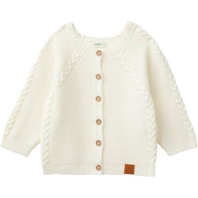 1032A500T United Colors of Benetton Sweter Sweter Unisex-Bimbi, Biały, 74 1032A500T United Colors of Benetton Sweter Sweter Unisex-Bimbi, Biały, 74
