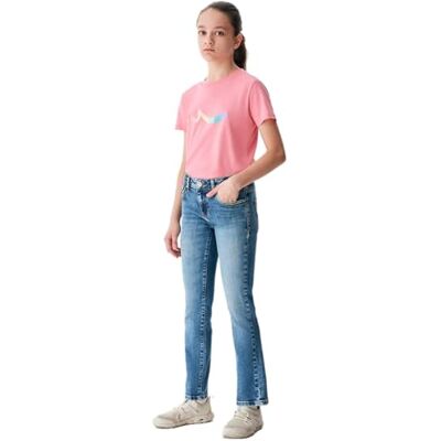 25133-15678-54980 LTB Jeans Jeansy chłopięce Galina G prosta średnia talia z zamkiem błyskawicznym z mieszanki bawełny w kolorze niebieskim rozmiar 104 cm, niebieski, 104 cm 25133-15678-54980 LTB Jeans Jeansy chłopięce Galina G prosta średnia talia z zamkiem błyskawicznym z mieszanki bawełny w kolorze niebieskim rozmiar 104 cm, niebieski, 104 cm