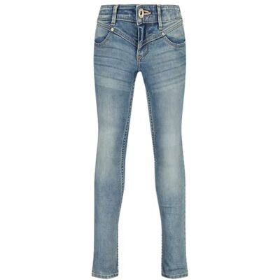 SS24KGD42012 Vingino Girls Jeans Amia Yoke in Color Tinted Mid Blue Size 7, Tinted Mid Blue, 7 Lata SS24KGD42012 Vingino Girls Jeans Amia Yoke in Color Tinted Mid Blue Size 7, Tinted Mid Blue, 7 Lata