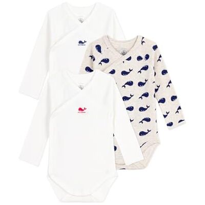 A0DXG Petit Bateau Zestaw X3 Bod Bielizna DZIEŃ Mixed Baby (zestaw 3 sztuk), wariant 1_1, Prématuré A0DXG Petit Bateau Zestaw X3 Bod Bielizna DZIEŃ Mixed Baby (zestaw 3 sztuk), wariant 1_1, Prématuré