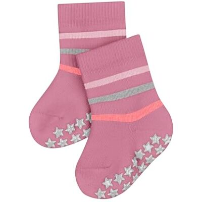 12181 FALKE Uniseks niemowlęta Kapcie Multi Stripe B Hp Bawełna z wypustkami na podeszwie 1 Para, Różowy English Rose 8731, 62-68 12181 FALKE Uniseks niemowlęta Kapcie Multi Stripe B Hp Bawełna z wypustkami na podeszwie 1 Para, Różowy English Rose 8731, 62-68