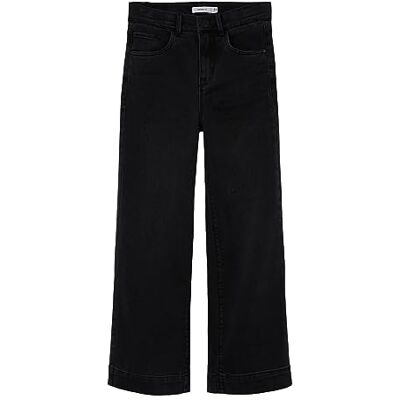 13211701 NAME IT Dziewczęce spodnie jeansowe, czarny denim, 146 cm 13211701 NAME IT Dziewczęce spodnie jeansowe, czarny denim, 146 cm