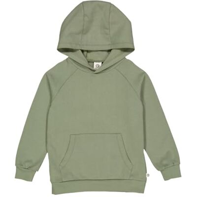 1522036200 Müsli by Green Cotton Chłopięca bluza z kapturem, Poetry Green, 128 1522036200 Müsli by Green Cotton Chłopięca bluza z kapturem, Poetry Green, 128
