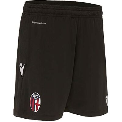 58117777 Macron Bfc M20 Gara Jr, Short Third, szorty dla dzieci, Bologna FC 2020/21 czarny czarny JL 58117777 Macron Bfc M20 Gara Jr, Short Third, szorty dla dzieci, Bologna FC 2020/21 czarny czarny JL