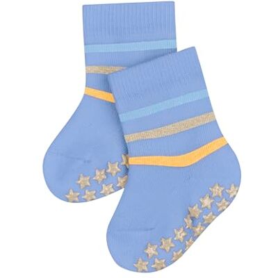 12181 FALKE Uniseks niemowlęta Kapcie Multi Stripe B Hp Bawełna z wypustkami na podeszwie 1 Para, Niebieski Light Blue 6755, 62-68 12181 FALKE Uniseks niemowlęta Kapcie Multi Stripe B Hp Bawełna z wypustkami na podeszwie 1 Para, Niebieski Light Blue 6755, 62-68