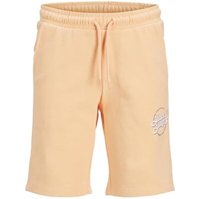 12255265 JACK&JONES JUNIOR JPSTMINDS szorty dresowe IMP JNR, Apricot Ice/Szczegóły: melanż, 128 12255265 JACK&JONES JUNIOR JPSTMINDS szorty dresowe IMP JNR, Apricot Ice/Szczegóły: melanż, 128