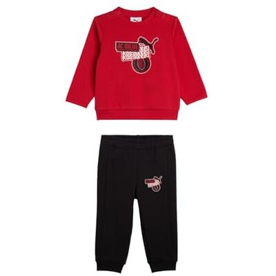 782605 A.C. Milan Bluza z kapturem i spodnie dla niemowląt, 2-częściowy zestaw z logo Puma Logo, oficjalny produkt, dla niemowląt, czerwony, 6 miesięcy 782605 A.C. Milan Bluza z kapturem i spodnie dla niemowląt, 2-częściowy zestaw z logo Puma Logo, oficjalny produkt, dla niemowląt, czerwony, 6 miesięcy
