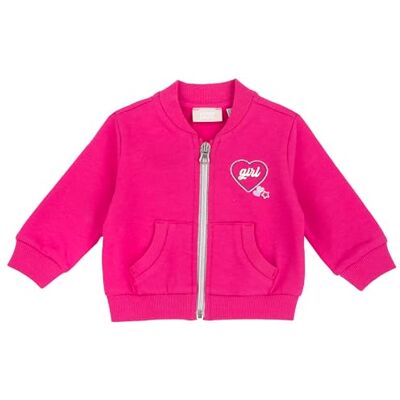 09007363000000 Chicco, Dziewczęca bluza z zamkiem błyskawicznym, wygodna i modna, z miękkiego materiału, można prać w pralce, odzież dla dzieci i dziewczynek, zaprojektowana we Włoszech, Różowy (1)1 m, 3 miesięcy 09007363000000 Chicco, Dziewczęca bluza z zamkiem błyskawicznym, wygodna i modna, z miękkiego materiału, można prać w pralce, odzież dla dzieci i dziewczynek, zaprojektowana we Włoszech, Różowy (1)1 m, 3 miesięcy