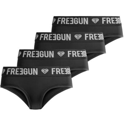 FGM/4/BM/PK4/40U8/10 ans FREEGUN Majtki dziewczęce, bielizna damska, wygodna i wyjątkowo miękka (zestaw 4 sztuk), czarny, 8-10 lat FGM/4/BM/PK4/40U8/10 ans FREEGUN Majtki dziewczęce, bielizna damska, wygodna i wyjątkowo miękka (zestaw 4 sztuk), czarny, 8-10 lat