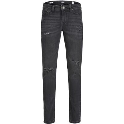12242717 JACK&JONES JUNIOR Jeansy chłopięce, czarny denim, 128 12242717 JACK&JONES JUNIOR Jeansy chłopięce, czarny denim, 128