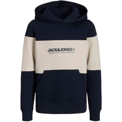 12259052 JACK&JONES JUNIOR JJELEGACY Blocking Sweat Hood Noos MNI, Navy Blazer/Detail:blocking, 98 12259052 JACK&JONES JUNIOR JJELEGACY Blocking Sweat Hood Noos MNI, Navy Blazer/Detail:blocking, 98