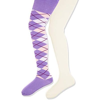 498972-900 Playshoes Legginsy dziewczęce Elastisch Kariert Und Uni Mit Komfortbund (2 sztuki), Beżowy (oryginał 900), 98/104 cm 498972-900 Playshoes Legginsy dziewczęce Elastisch Kariert Und Uni Mit Komfortbund (2 sztuki), Beżowy (oryginał 900), 98/104 cm