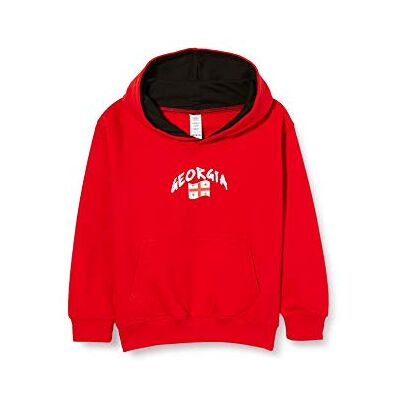 5060672802871_Rouge_7-8 ans Supportershop Dziecięca bluza z kapturem kurtka rugby L czerwona 5060672802871_Rouge_7-8 ans Supportershop Dziecięca bluza z kapturem kurtka rugby L czerwona