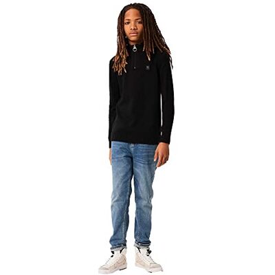 U23440 Garcia Kids Sweter chłopięcy, Off Black, 158 U23440 Garcia Kids Sweter chłopięcy, Off Black, 158