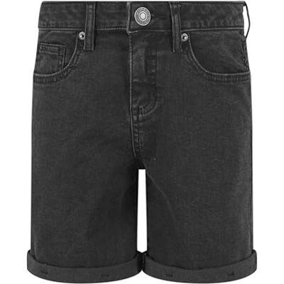 UCK4796 Urban Classics Szorty dziewcz?ce, Black washed, 110/116 cm UCK4796 Urban Classics Szorty dziewcz?ce, Black washed, 110/116 cm