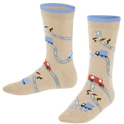 10338 FALKE Uniseks dzieci Skarpety City Life K So bawełna z wzorem 1 Para, Beżowy Sand Melange 4650, 35-38 10338 FALKE Uniseks dzieci Skarpety City Life K So bawełna z wzorem 1 Para, Beżowy Sand Melange 4650, 35-38