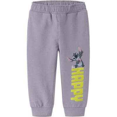 13252067-4922454 NAME IT Nmfdidi Stitch SWE Pant Unb Wdi, Szary lawendowy, 104 13252067-4922454 NAME IT Nmfdidi Stitch SWE Pant Unb Wdi, Szary lawendowy, 104