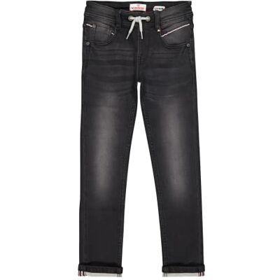 SS23KBD42001 Vingino Boy's DAVINO Jeansy, Black Denim, 16, czarny denim, 176 SS23KBD42001 Vingino Boy's DAVINO Jeansy, Black Denim, 16, czarny denim, 176