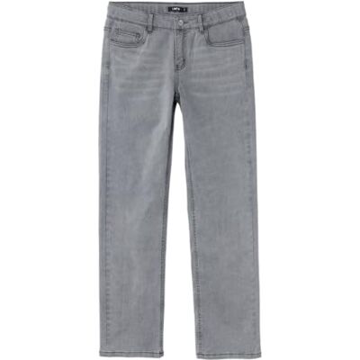13225786 NAME IT Dziewczęce Nlftariannes DNM Lw Straight Pant Noos Proste dżinsy, szary denim, 146 13225786 NAME IT Dziewczęce Nlftariannes DNM Lw Straight Pant Noos Proste dżinsy, szary denim, 146