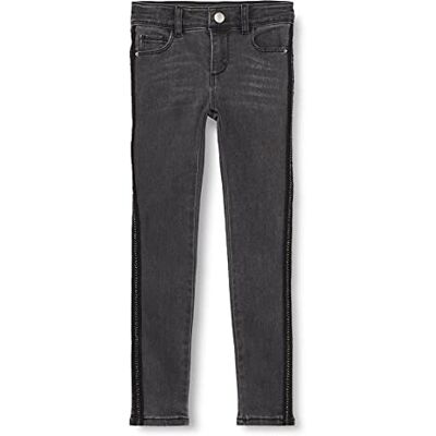 XT29042.98 IKKS Denim Czarne Zużyte Dżinsy Dziewczęce, Czarny używany, 6 lat XT29042.98 IKKS Denim Czarne Zużyte Dżinsy Dziewczęce, Czarny używany, 6 lat