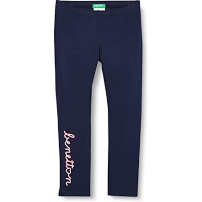 3P4ZGF001 United Colors of Benetton legginsy dziewczęce, niebieski 252, 3 Miesiące 3P4ZGF001 United Colors of Benetton legginsy dziewczęce, niebieski 252, 3 Miesiące
