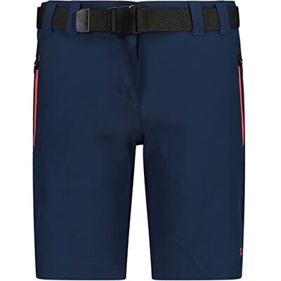 3T51145 CMP Dziewczęce szorty outdoorowe ze stretchu bermudy, niebiesko-czerwone pocałunek, 110 cm 3T51145 CMP Dziewczęce szorty outdoorowe ze stretchu bermudy, niebiesko-czerwone pocałunek, 110 cm