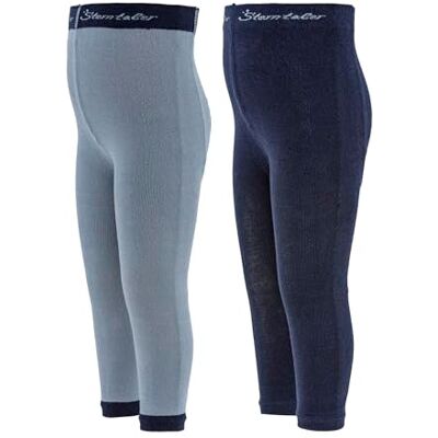 8762423 Sterntaler Legginsy chłopięce, dwupak, traktor, niebieski, 74 8762423 Sterntaler Legginsy chłopięce, dwupak, traktor, niebieski, 74