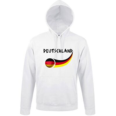5060570681585 Supportershop Bluza chłopięca Niemcy biały XL 5060570681585 Supportershop Bluza chłopięca Niemcy biały XL