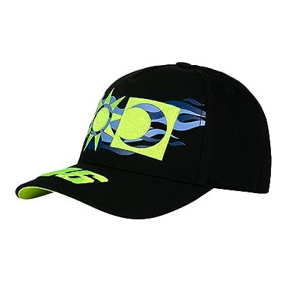 VAKCA477104 VALENTINO ROSSI Czapka dziecięca VR46 WRT Line, Dzieci, Czarna, Jeden Rozmiar VAKCA477104 VALENTINO ROSSI Czapka dziecięca VR46 WRT Line, Dzieci, Czarna, Jeden Rozmiar