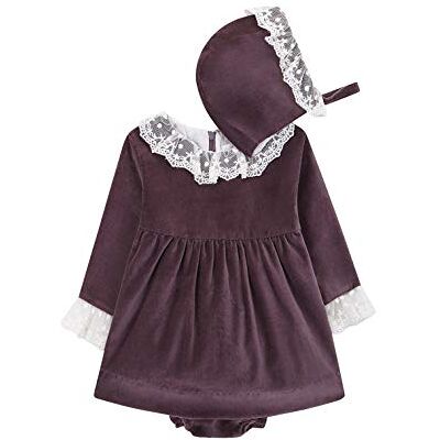 W87OJTCA301-BQ Gocco Dziewczęca sukienka Vestido Terciopelo, Fioletowy (Purpura Medio Bq), 9-12 Miesiące W87OJTCA301-BQ Gocco Dziewczęca sukienka Vestido Terciopelo, Fioletowy (Purpura Medio Bq), 9-12 Miesiące