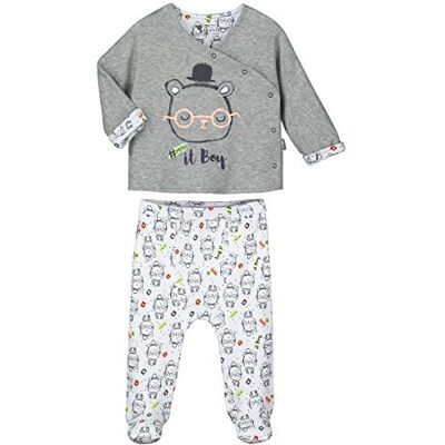 Petit Béguin Piżama Baby 2-częściowa z nóżkami Mini Boy – rozmiar – 9 miesięcy (74 cm) Petit Béguin Piżama Baby 2-częściowa z nóżkami Mini Boy – rozmiar – 9 miesięcy (74 cm)