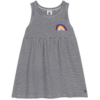A0AKQ Sukienka dla dziewczynki Petit Bateau, Smoking/Marshmallow, 3 miesi?cy A0AKQ Sukienka dla dziewczynki Petit Bateau, Smoking/Marshmallow, 3 miesi?cy