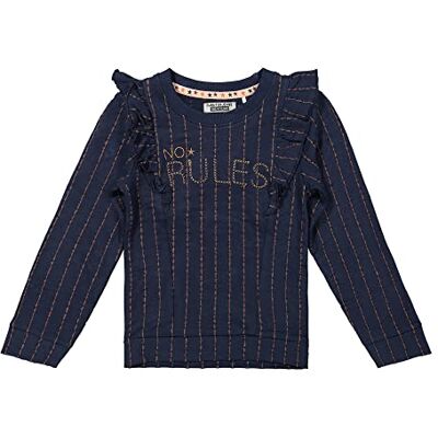 F40006-45 DJ DutchJeans Bluza dziewczęca, niebieski, 10 Lata F40006-45 DJ DutchJeans Bluza dziewczęca, niebieski, 10 Lata