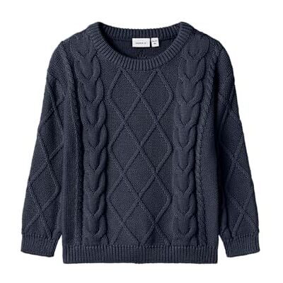13246059-4812142 NAME IT Nmmlyle Ls Knit chłopięce, granatowy blezer, 98 13246059-4812142 NAME IT Nmmlyle Ls Knit chłopięce, granatowy blezer, 98