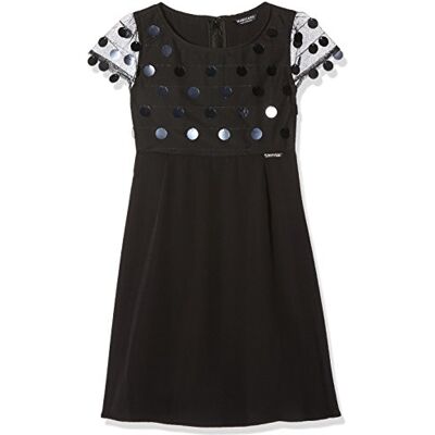 J73K57W8WB0-Jet Black Guess Sukienka dziewczęca, czarny (Jet Black), 128 cm J73K57W8WB0-Jet Black Guess Sukienka dziewczęca, czarny (Jet Black), 128 cm