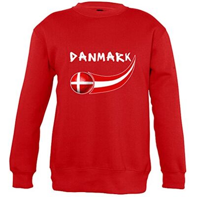 5060570682292 Supportershop chłopięca Dania bluza Czerwony XXL 5060570682292 Supportershop chłopięca Dania bluza Czerwony XXL