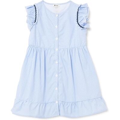 L002512254 Steiff Dziewczęca sukienka dziecięca, Chambray Blue, 110 L002512254 Steiff Dziewczęca sukienka dziecięca, Chambray Blue, 110