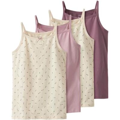 13243382-4753300 Name it kids Nkfstrap Top 4P krem maślany kwiatowy, Buttercream, numeric_122 13243382-4753300 Name it kids Nkfstrap Top 4P krem maślany kwiatowy, Buttercream, numeric_122