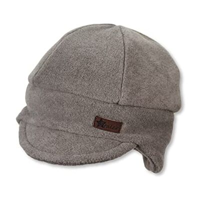 4612360 Sterntaler Chłopięca czapka polarowa z uszami, brązowy melange, 53 4612360 Sterntaler Chłopięca czapka polarowa z uszami, brązowy melange, 53