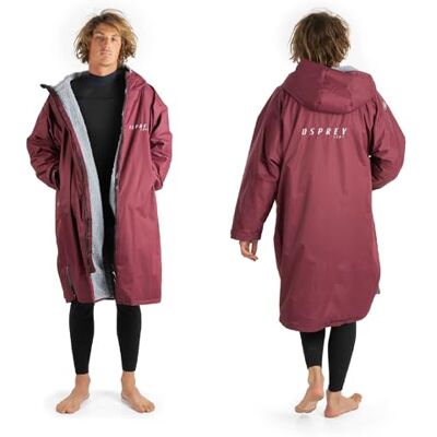 Osprey Szlafrok dla dzieci i dorosłych, wodoodporny szlafrok do pływania, na plażę, unisex, kasztanowy Osprey Szlafrok dla dzieci i dorosłych, wodoodporny szlafrok do pływania, na plażę, unisex, kasztanowy